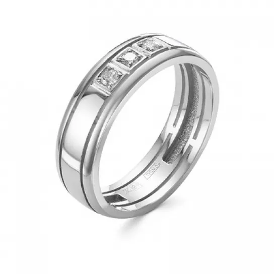 Кольцо с бриллиантами из золота