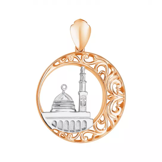 Подвеска мусульманская из золота