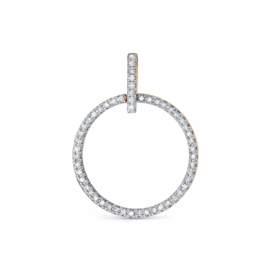 Подвеска с бриллиантами из золота