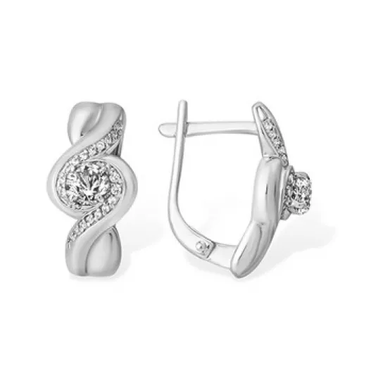 Серьги из серебра