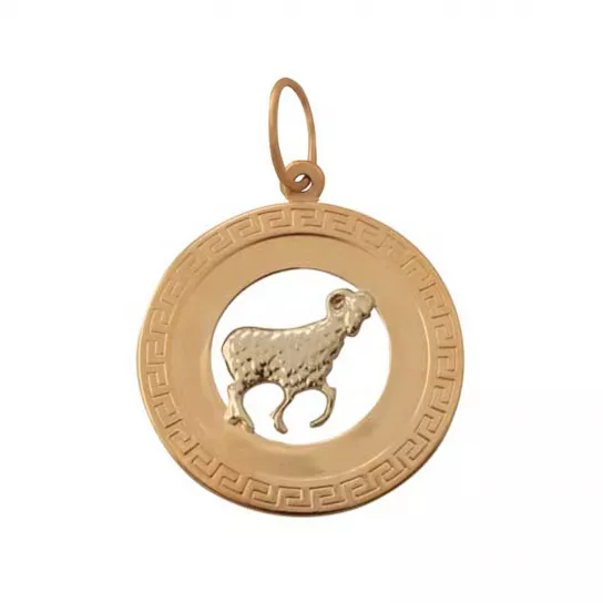 Подвеска зодиак из золота