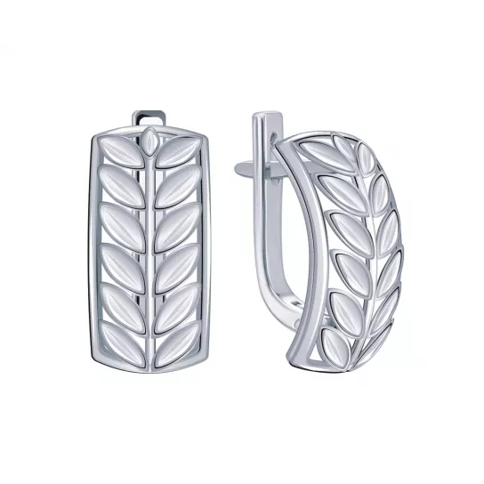 Серьги из серебра