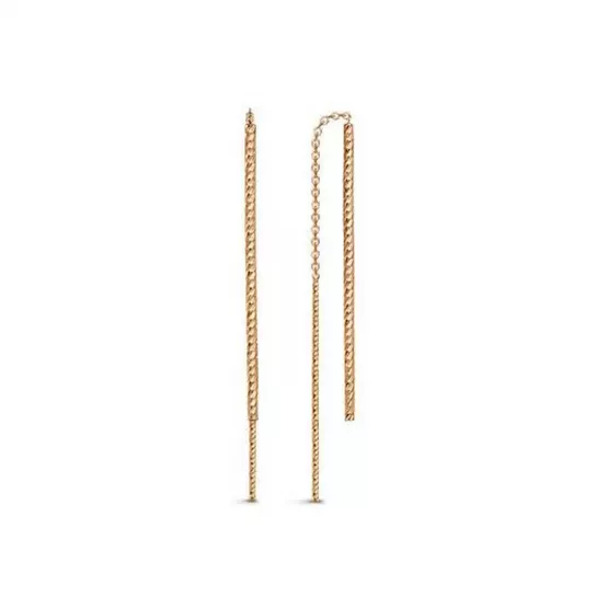 Серьги-продевки из золота