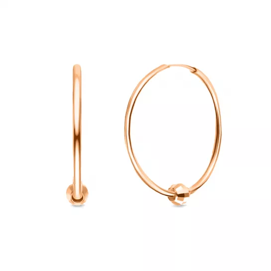 Серьги-конго из золота