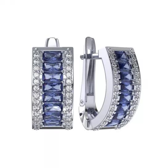 Серьги из серебра