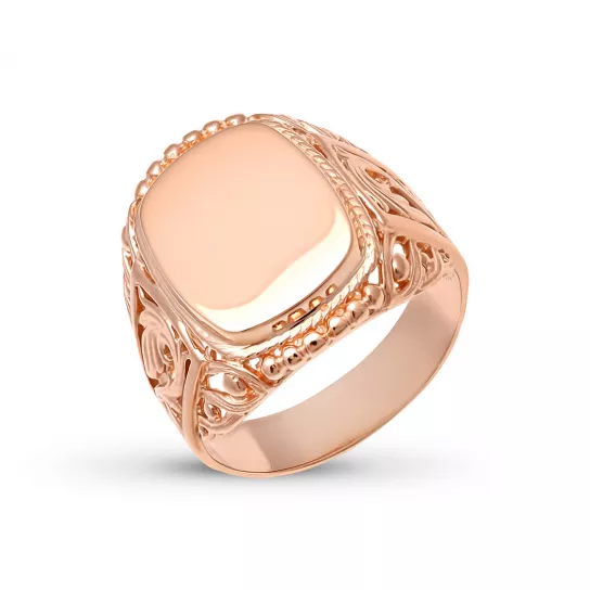 Кольцо-печатка из золота