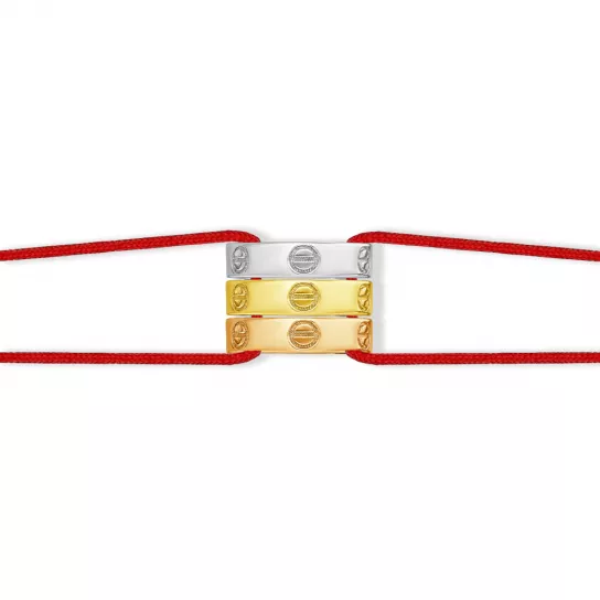 Браслет с нейлоном из серебра