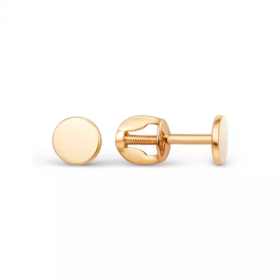 Пусеты из золота