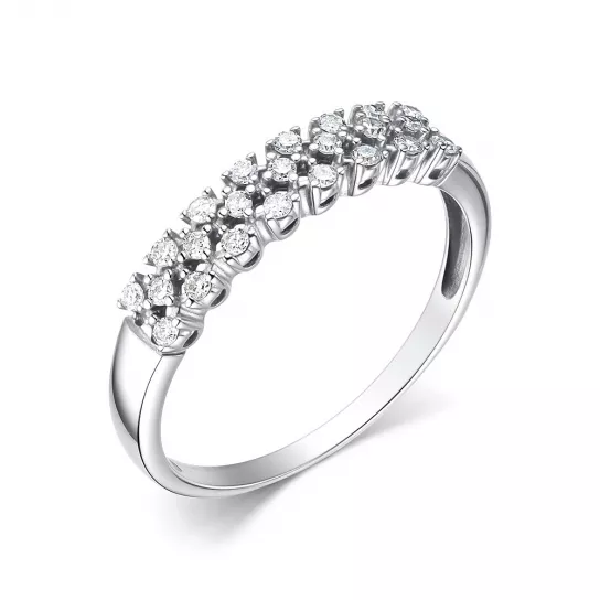 Кольцо с бриллиантами из золота