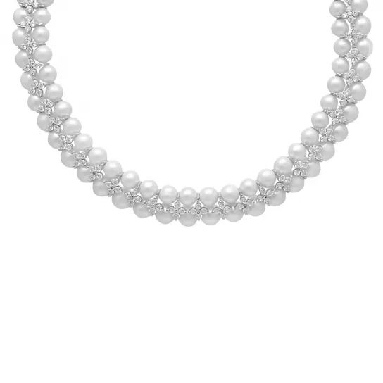 Колье из серебра