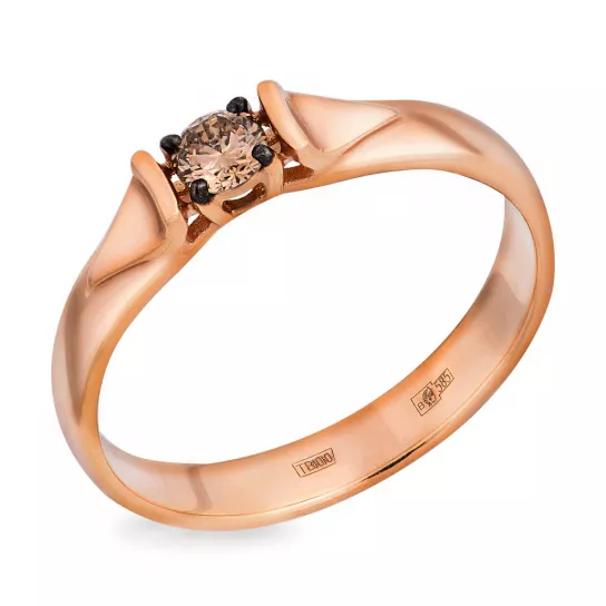 Кольцо с бриллиантами из золота